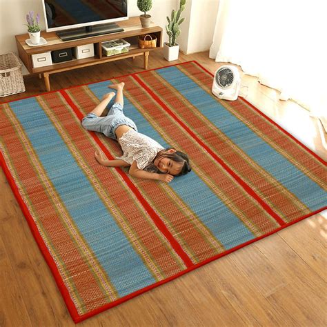 Haus Fabula Natural Madurkathi Handcrafted Chatai Mat Large/Yoga Mat ...