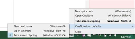 Image result for OneNote for Windows 10 Screen Clipping