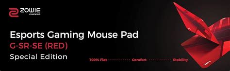 Zowie G-SR-SE Esports Gaming Mouse Pad (Red, Large) - Buy Zowie G-SR-SE ...