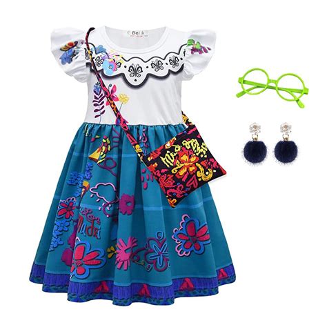 Buy AmzBarley Encanto Mirabel/Isabella/Luisa/Dolores/Pepa Costume Dress ...