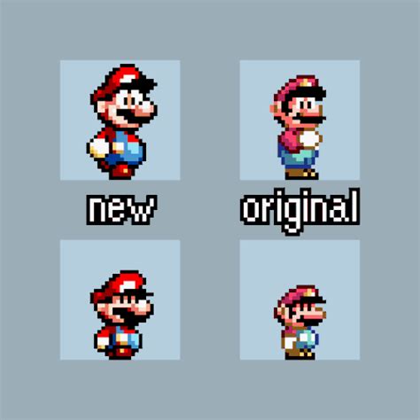 Super mario land 2 and super mario world sprites comparison - xolerhp