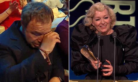 Adolescence star Stephen Graham wipes away tears as on-screen wife ...