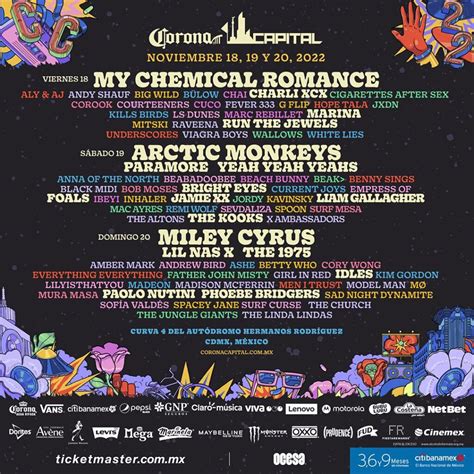 Conoce los horarios oficiales de Corona Capital 2022 - Mundo Indie Mx