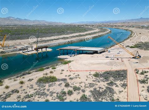 New Bridge Being Built Over the Colorado at Bullhead City, Arizona ...
