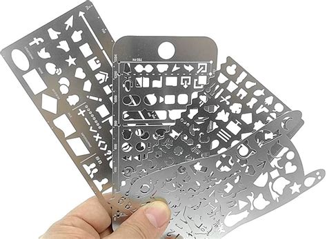 ALIMITOPIA Bullet Journal Stencil Set,Ruler Drawing Painting India | Ubuy