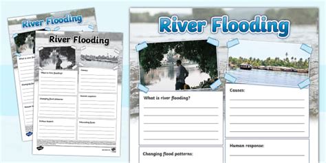 River Flooding Fact File Template