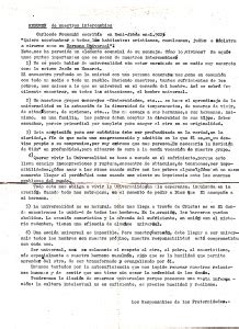 Escrito sobre las fraternidades. 1980 – Iesus Caritas