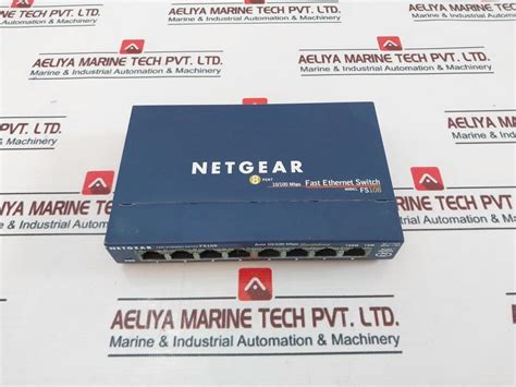 Netgear Fs108 Fast Ethernet Switch Prosafe 8 Port 10/100 Switch Fs108 ...