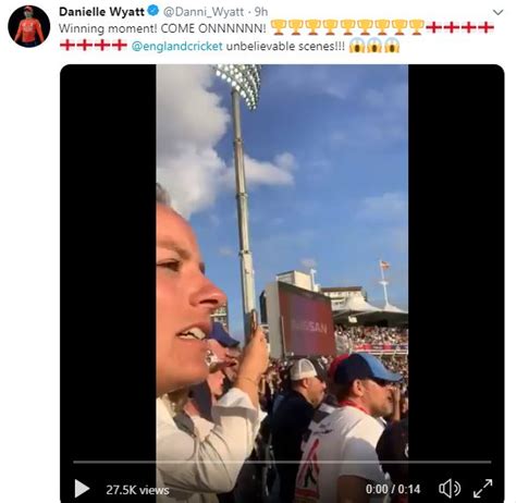 England women's team congratulates men on winning maiden Cricket World ...