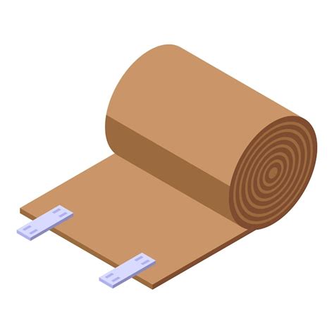 Medisch verband pictogram Isometrisch van medisch verband vector ...