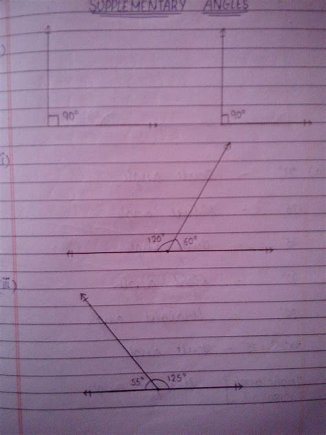 definition of Supplementary angles - Brainly.in