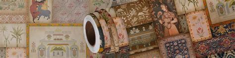 Rouleau de papier peint design Falguni de couleur marron | Vie et ...