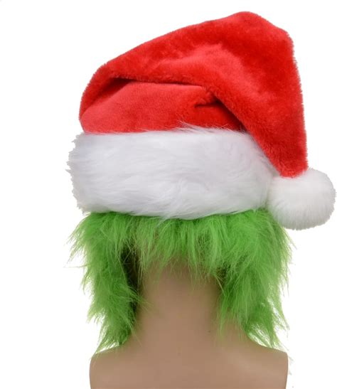 Buy DZEER Grinch Masks Costume Party Latex Masks Green Mob Funny Props ...