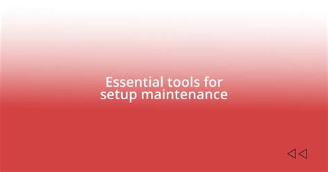 Image result for Essential Setup