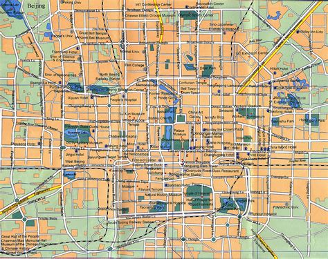 Maps of Beijing | Detailed map of Beijing city in English | Maps of ...