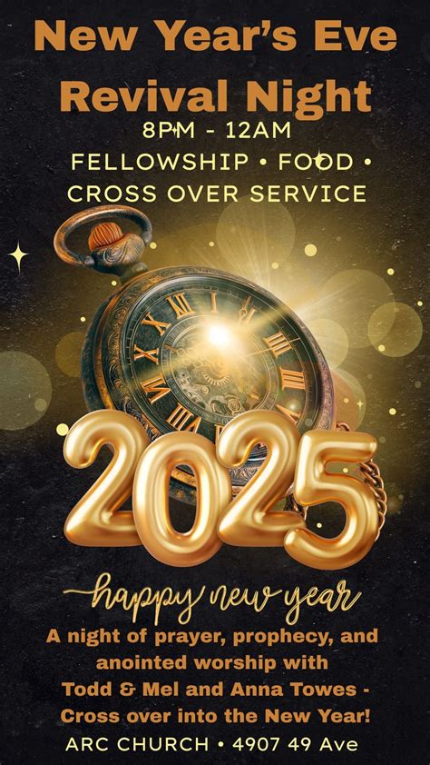 New Year’s Eve Cross Over Service 2025, ARC Foursquare Church ...
