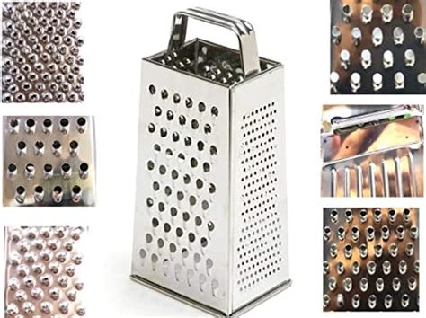 THEODORE® 6 In 1 Grater Stainless Steel Kitchen Tool Four-Sided Grater ...