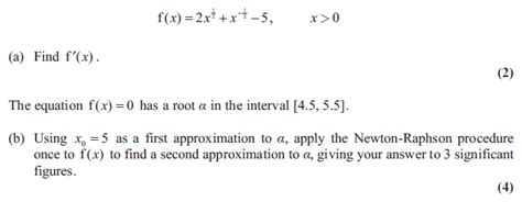 Image result for Edexcel FP1 Newton-Raphson Questions