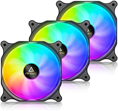 Antec 120mm RGB Case fan, RGB High Performance PC Fan, 4-pin RGB, F12 ...