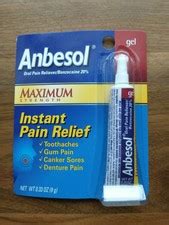 Buy Anbesol Maximum Strength Oral Anesthetic Gel, .33-Ounce Tube Online ...