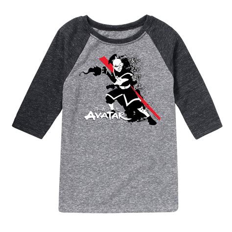 Buy Avatar: The Last Airbender - Zuko Fire Nation - Youth Raglan ...