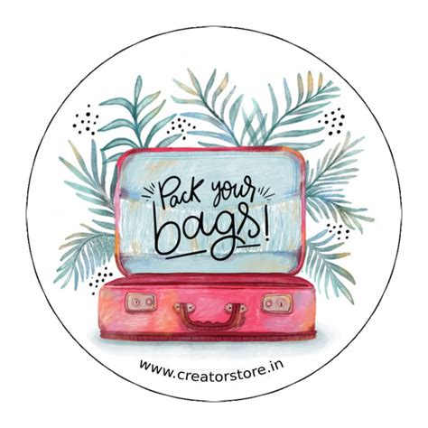 Pack your bags Laptop Sticker – Creator Store