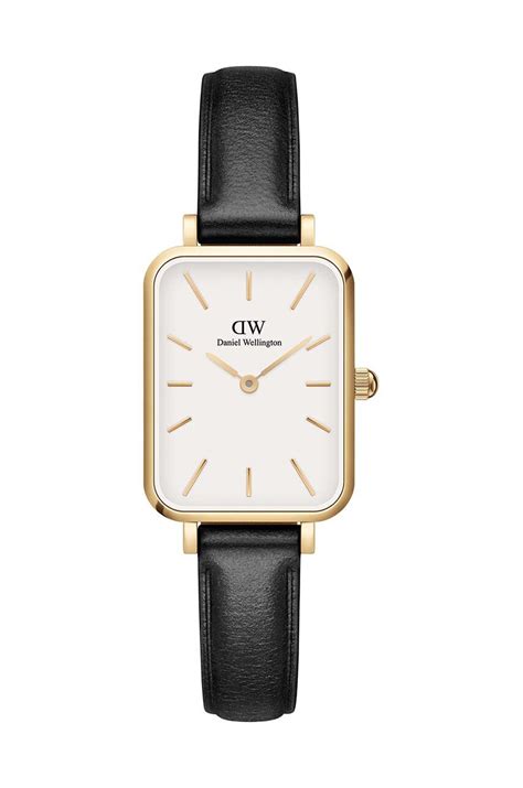 Daniel Wellington zegarek Quadro 20X26 damski kolor złoty | Answear.com