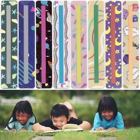TOTiyea 16 Pieces Colored Reading Strips for Dyslexia, Cute Dyslexia ...