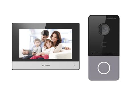 HIKVISION IP Based Wireless Video Door Phone/Bell|7-inch Colorful TFT ...