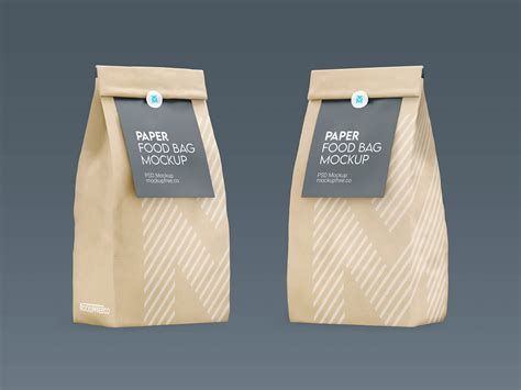 Free Kraft Paper Standing Pouch Mockup PSD Set - Good Mockups