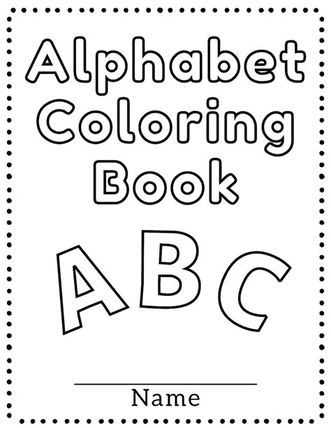 Alphabet Book Coloring Pages 的图像结果