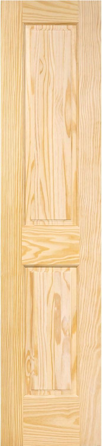 Buy 2-Panel Solid Pine Interior Door Slab, Square Top, Double Hip Panel ...