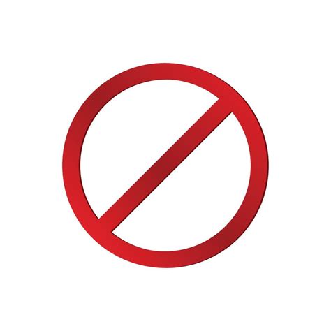 Red cancelled sign.Round block symbol 22177014 Vector Art at Vecteezy