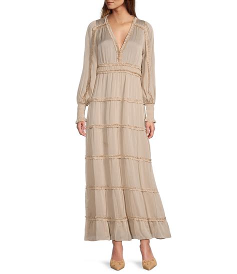 Women's Tan Maxi Dresses and Full-Length Dresses | Dillard's