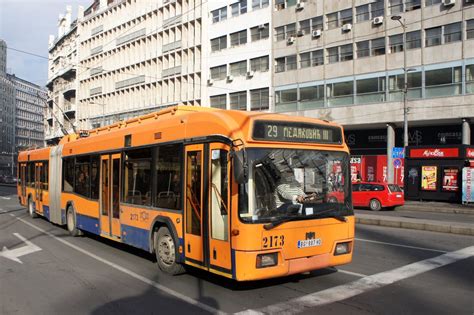 Serbien / Stadtbus Belgrad / City Bus Beograd: Oberleitungsbus BKM ...
