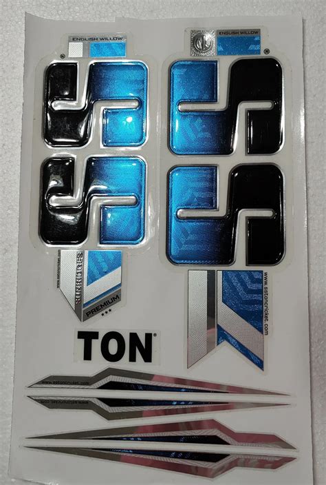 Ss sunridges cricket Authentic SS TON Cricket Bat Stickers - Metallic ...