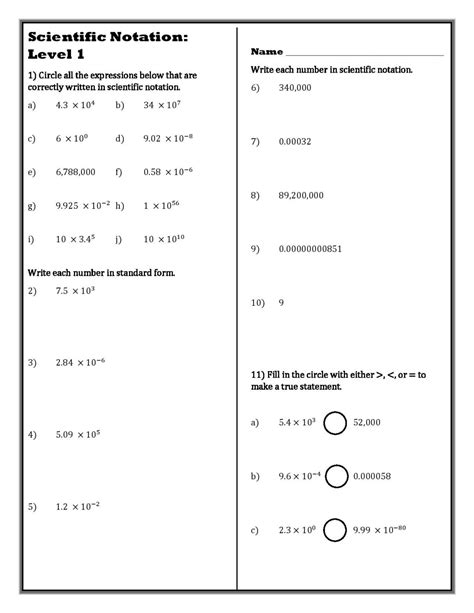 Level Ups: 8th Grade Scientific Notation | Made By Teachers