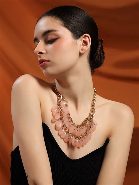 Rosy Rush Statement Necklace – KAZO