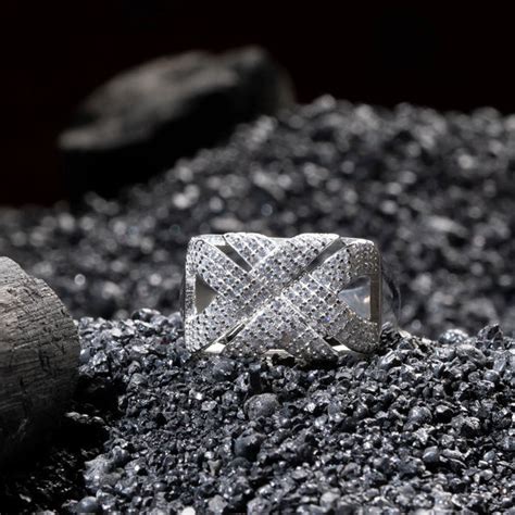 Divine Crosshatch CZ Elegance Ring - Touch925 Silver Jewellery