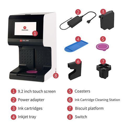 Mcilpoog 3d Latte Art Coffee Printer Machine Digital India | Ubuy