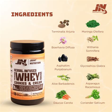 Joint Nutrition Whey Protein Concentrate For Men | Cookies and Cream ...