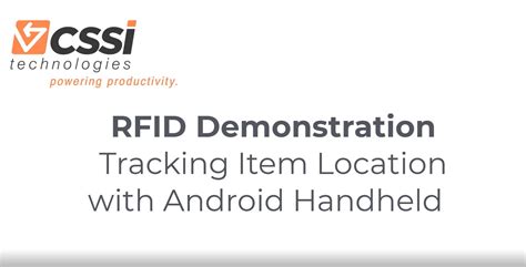 RFID Inventory Tracking - CSSI Technologies LLC