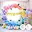 Flyloons 53 Pcs Pastel Happy Birthday Decoration for Girls Kids Boys ...