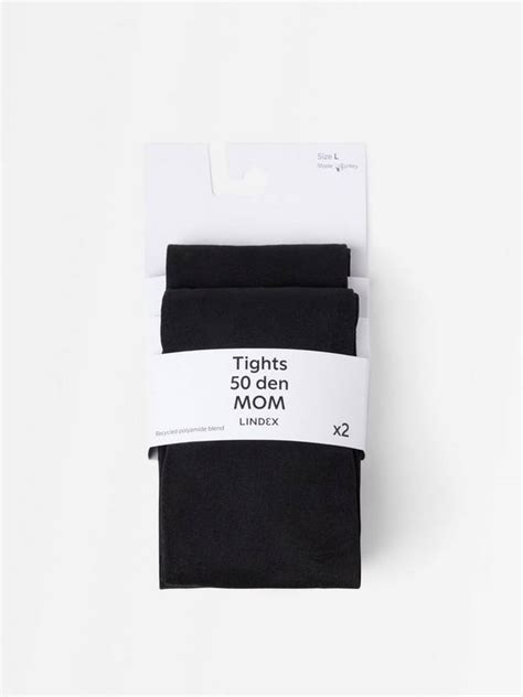 2-pack MOM tights 50 denier | Lindex