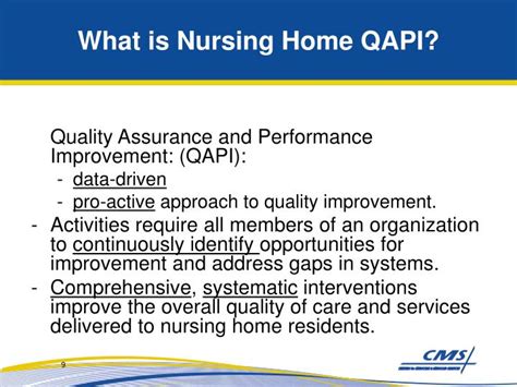 Image result for QAPI Examples for Nursing Home