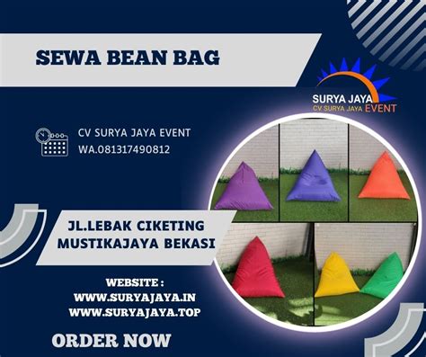 Sedia Sewa Bean Bag Untuk Berbagai Acara
