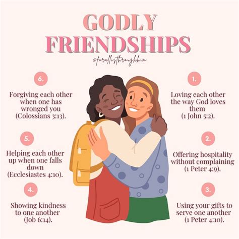 HOW TO BE A GODLY FRIEND - For All Is Through Him | Christian quotes ...