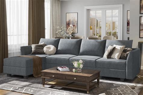 HONBAY Modular Sectional Couch with Reversible India | Ubuy