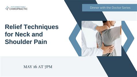 Relief Techniques for Neck and Shoulder Pain, May 16 2024 | Online ...