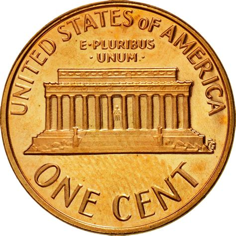 One Cent 1976 Lincoln Memorial, Coin from United States - Online Coin Club